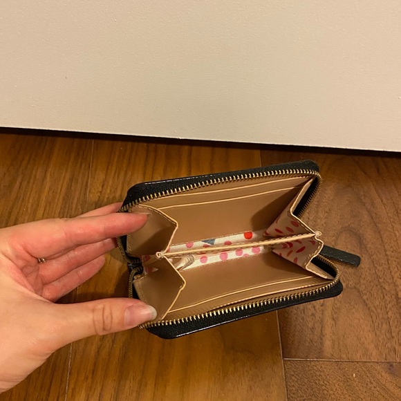 Kate spade leather zip card case - Picture 2 of 3